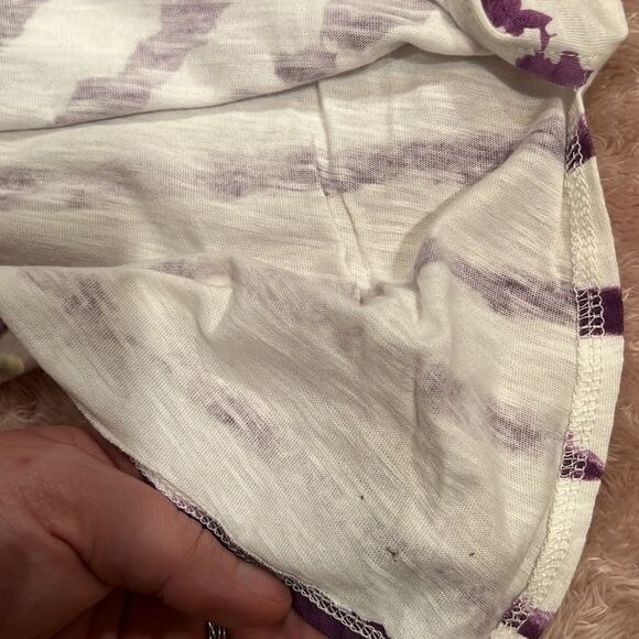 INC International Concepts White & Purple Embroidered & Sequin Tunic Size M NWT - Picture 7 of 11